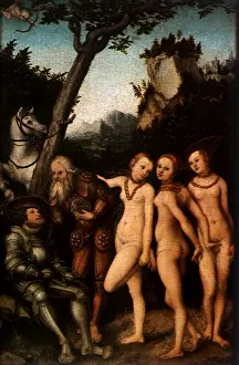 1530: Judgement of Paris, by Cranach