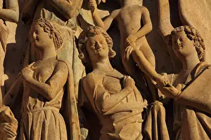 1230: Last Judgement portal, Bourges Cathedral, Bourges