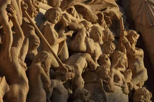 1230: Last Judgement portal, Bourges Cathedral, Bourges