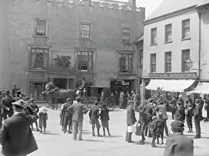 Townspeople: Judge's carriage, Castle Square, Haverfordwest, South Wales