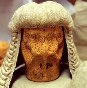 Agatha: Judge's wig, on stand