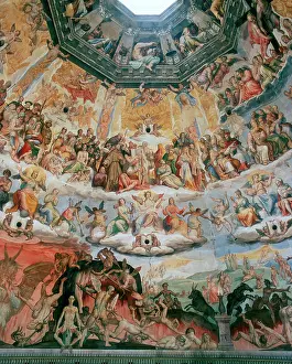 Zuccari: Detail of the Last Judgment;