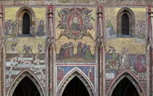 Strana: Last Judgment mosaic, St Vitus cathedral, Prague