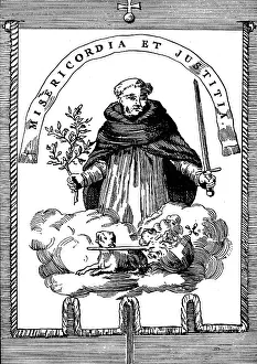 Justitia: judiciary, inquisition, flag of the Spanish inquisition