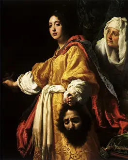 Brocade: Judith with the Head of Holofernes