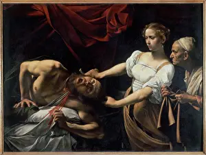 Holofernes: Judith and Holofernes, by Caravaggio