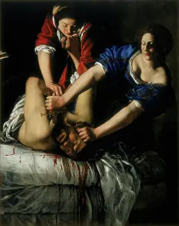 Holofernes: Judith and Holofernes, Gentileschi
