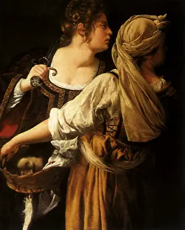 Beheading: Judith and Her Maidservant, by Artemisia Gentileschi