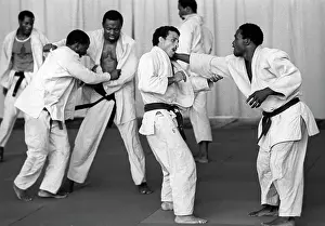 Guinean: Judo training, 1980