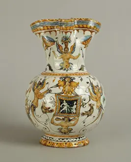1580: Jug decorated with chimeras