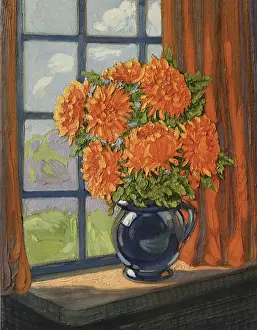 Ledge: Jug of Flowers on Ledge
