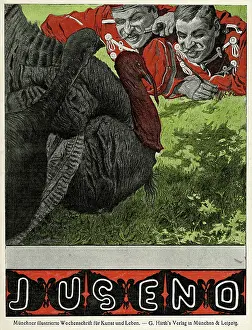 Leering: Jugend front cover, two soldiers with poultry