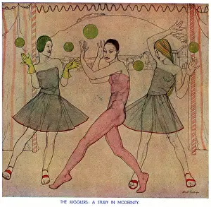 Sep19: The Jugglers by Averil Burleigh