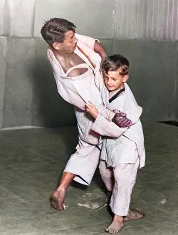 Barnaby (colourised): JUJITSU BOY