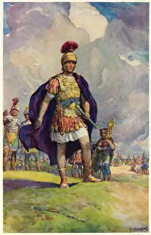 Invader: Julius Caesar landing in Kent, England
