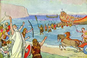 Invading: Julius Caesar's invasion of Britain