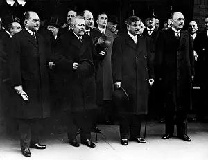 Briand: Julius Curtius, Aristide Briand, Pierre Laval and Heinri