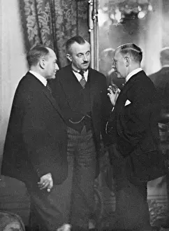 Becker: Julius Curtius, Hermann Puender, Karl Heinrich Becker, 1931