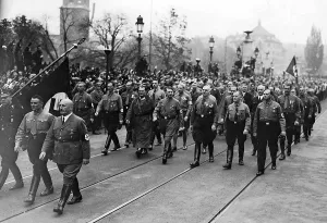 Hitlerputsch: Julius Streicher, Adolf Hitler, Hermann Goering, Hermann Kri