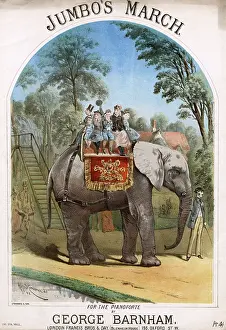 Jumbo's March, by George Barnham