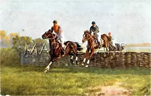 Steeplechasing: JUMPING THE HURDLES 1912