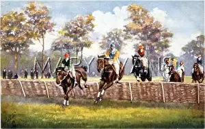 Steeplechasing: JUMPING THE HURDLES 1912