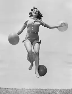 Cheerfulness: Jumping for joy