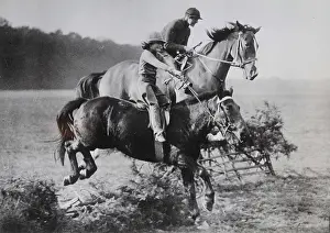 Denbigh: Jumping over an obstacle