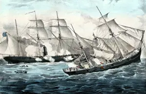 Destroy: June 19, 1864 - The U.S. Navy sloop of war USS