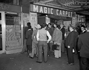 Sidewalk: June 6, 1944 - Times Square and vicinity on