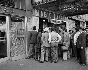 Sidewalk: June 6, 1944 - Times Square and vicinity on