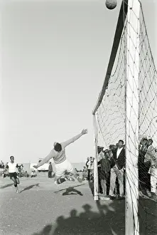 Drab: June 9 1963 - George Simon, Aces goalkeeper, does