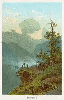 Hikers: JUNGFRAU MOUNTAIN