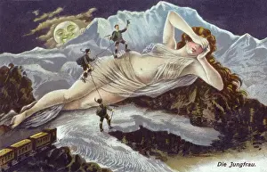 Lustful: Jungfrau Mountain Allegory