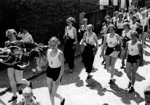 Fairground: Jungmaedel camp, 1938