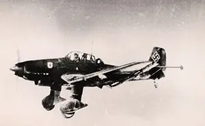 Junker: Junker Ju87D in flight