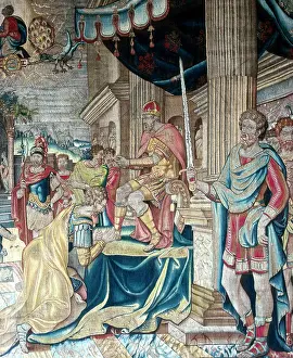 Jove: Jupiter, detail of the border from Der Einfluss des Planete