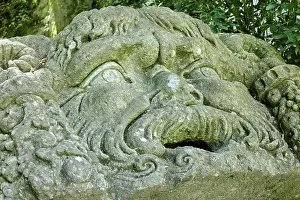 Jove: Jupiter head, Garden of Bomarzo, Bomarzo, Lazio, Italy