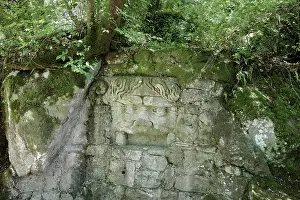 Viterbo: Jupiter head, Garden of Bomarzo, Bomarzo, Lazio, Italy