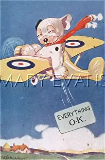 Hugely: Just dropping you a card! by G.E Studdy