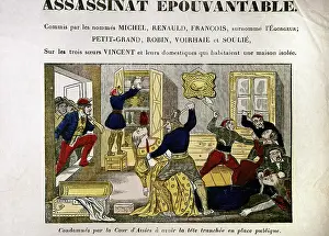 Garnier: justice, crime, murder of the three sister Vincent