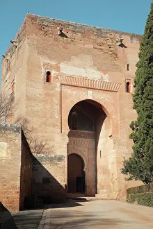 Justicia: Justice Gate, Alhambra, Granada, Andalusia, Spain
