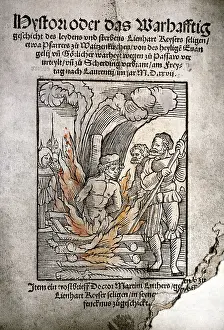 Passau: justice, inquisition, burning of the Lutheran