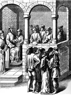Bellman: justice, laws, proclamation of medieval decree