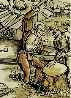 Hatchet: justice, penalties, hacking down the hand, coloured