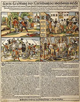 Broadsheet: justice, penitentary system, execution, public