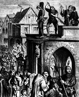 1380: justice, penitentiary system, pillory, Berlin