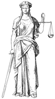 Blindfold: JUSTICE PERSONIFIED