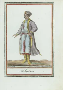 Noble Savage: Kabardian man, one of the 12 Circassian tribes