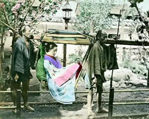 Kago: Kago and bearers in Japan